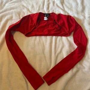 Express Red Bolero Shrug